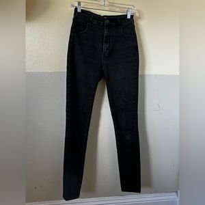 Cotton On High Rise Skinny Jeans Black